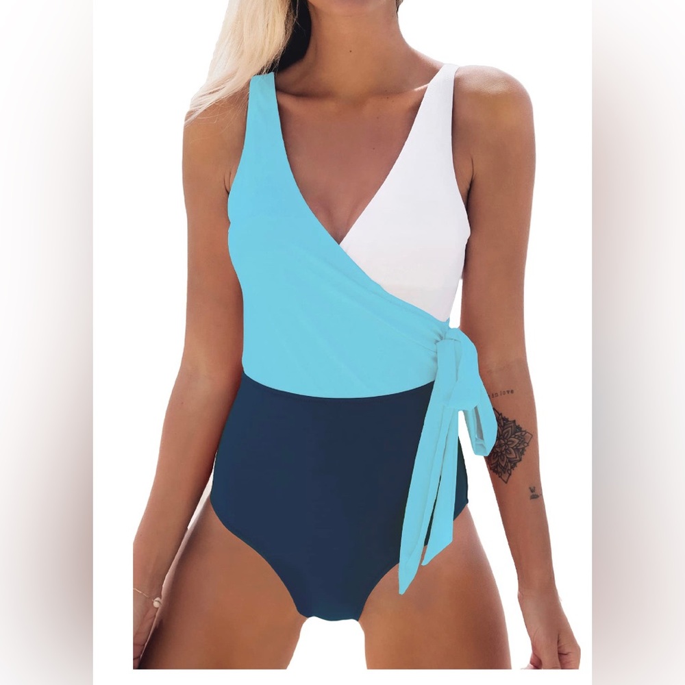 Cupshe Colorblock One Piece Swimsuit